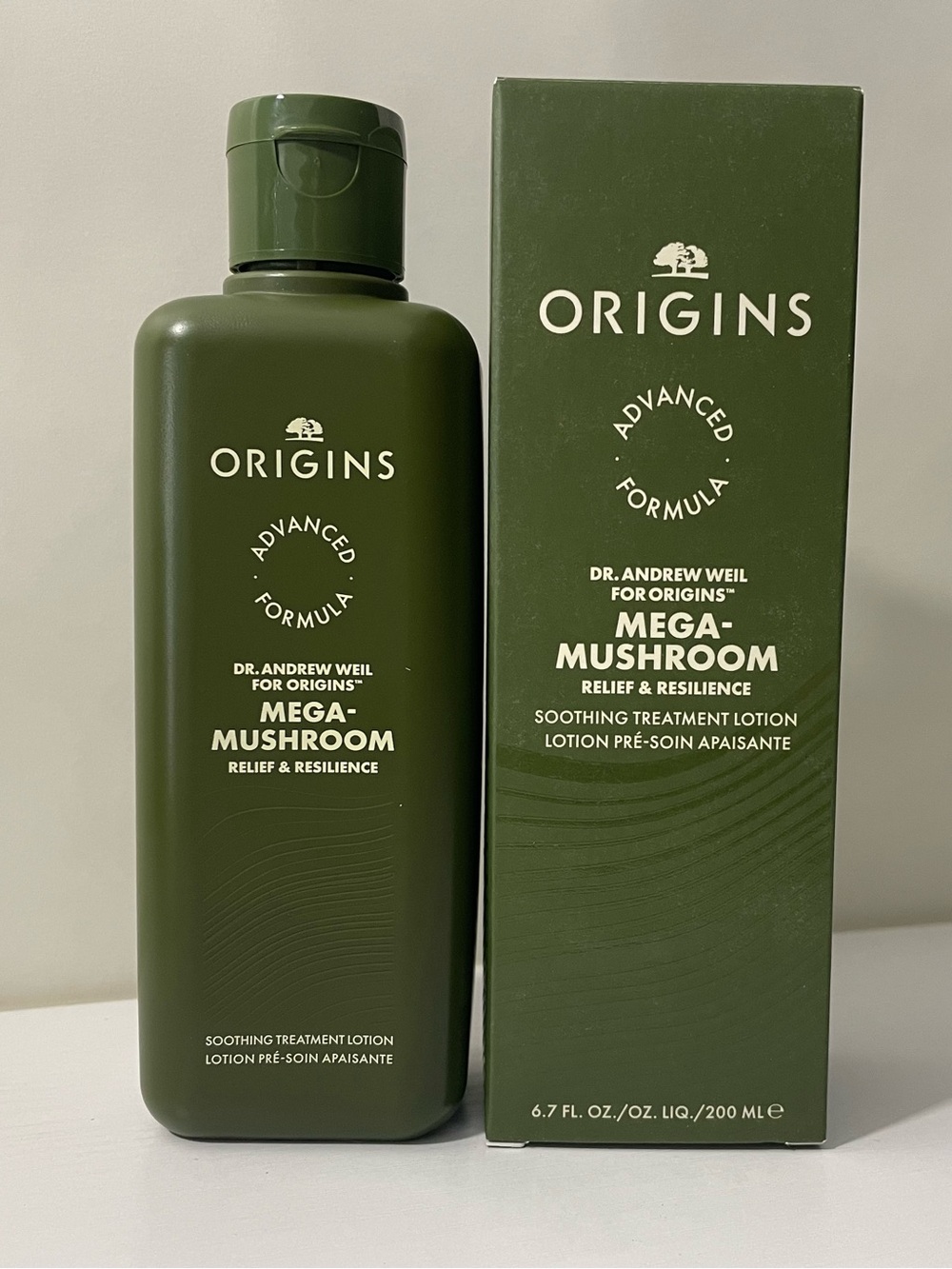 Origins Advanced-Formula Mega-Mushroom Soothing Lotion 6.7oz EXP 11/2027